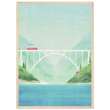 Poster: Surf Van, Bixby Bridge