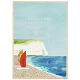 Poster: Normandy Travel Poster