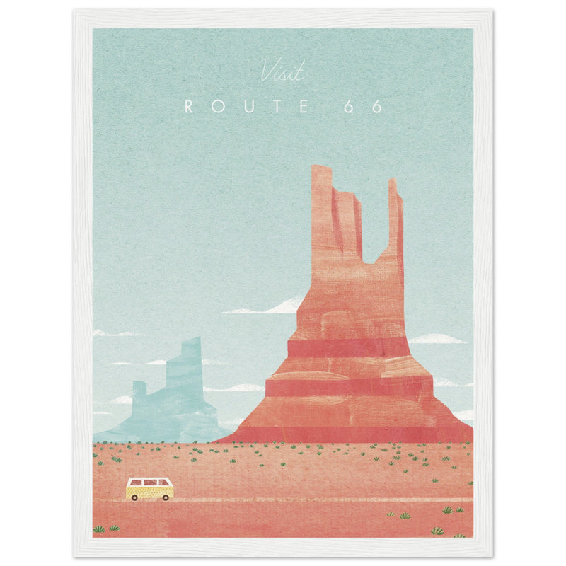 Poster: Route 66 Travel Poster