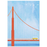 Poster: San Francisco, Golden Gate Bridge