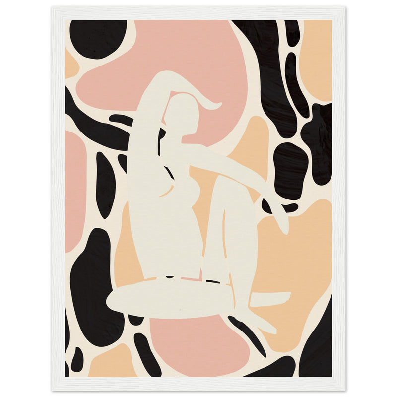 Poster: Abstract Woman Pictufy Studio Peach Poster