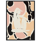 Poster: Abstract Woman Pictufy Studio Peach Poster