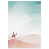 Poster: Morocco Sahara Travel Poster