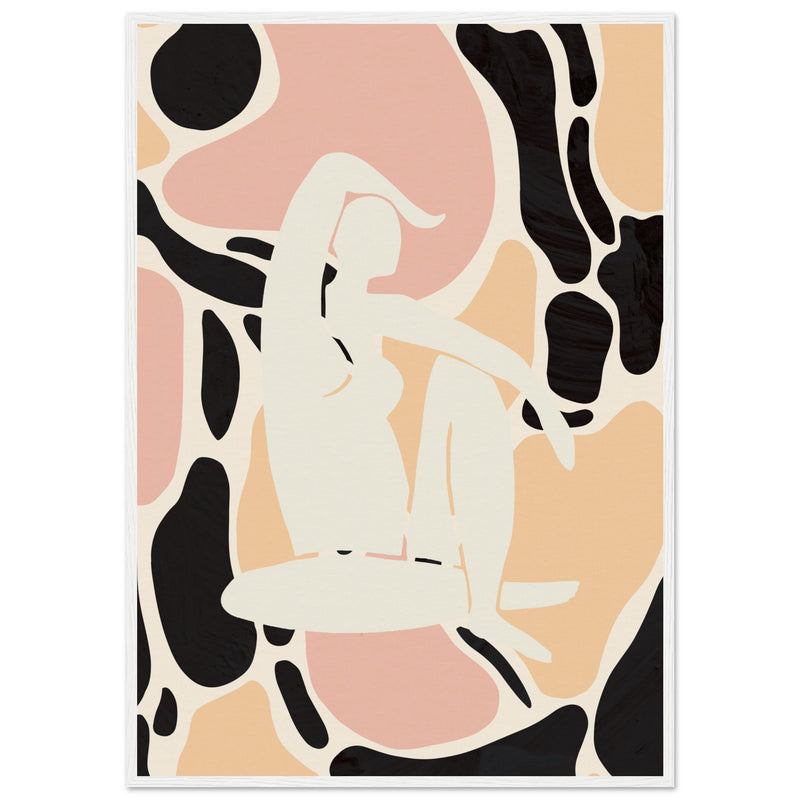 Poster: Abstract Woman Pictufy Studio Peach Poster