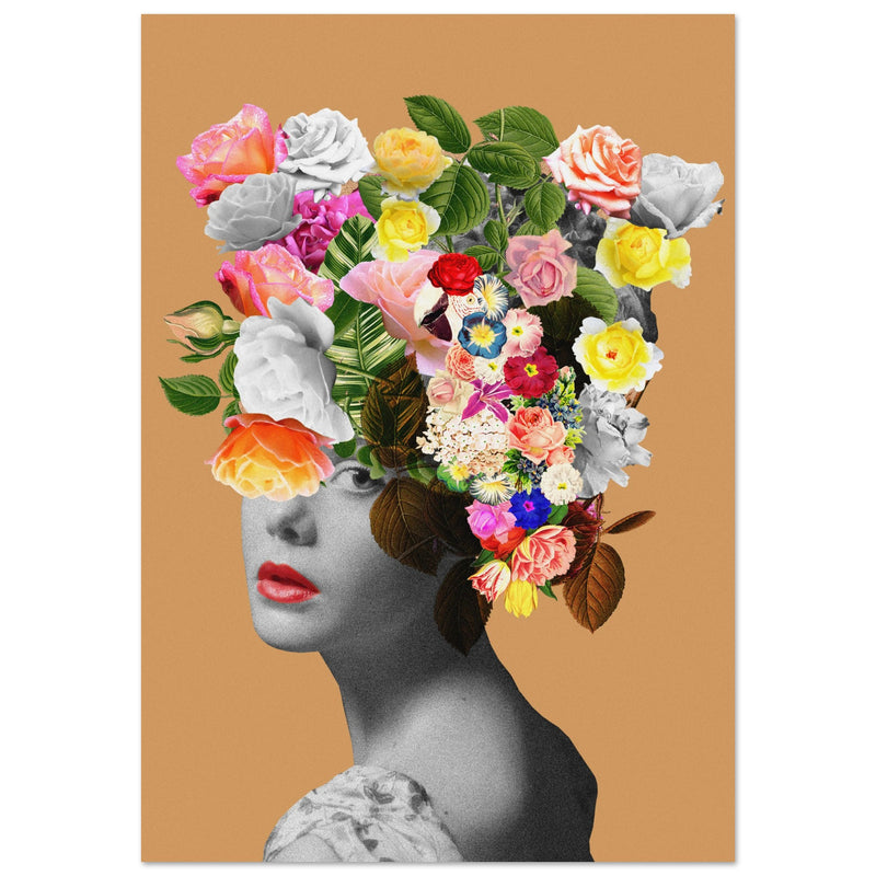 Poster: Floral portrait