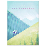 Poster: Les Pyrenees Travel Poster