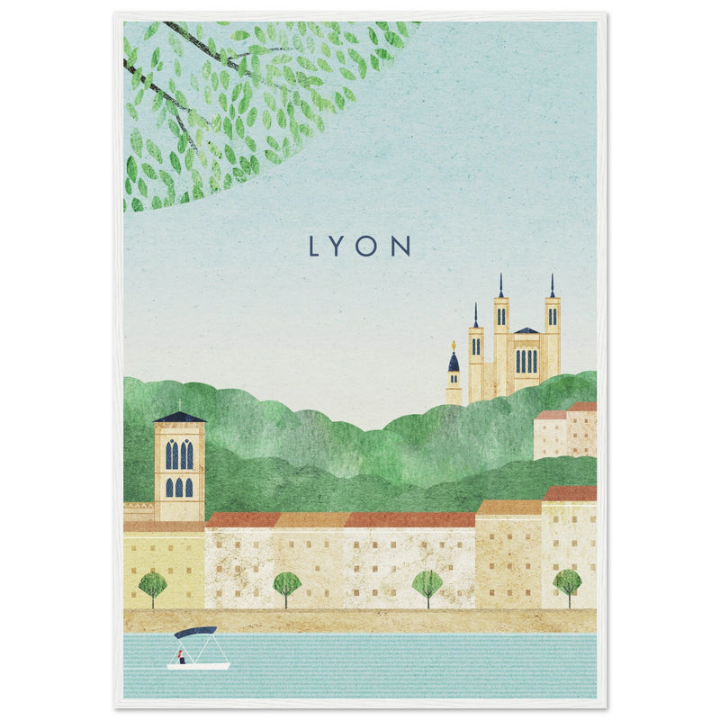 Poster: Lyon Travel Poster