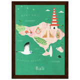 Poster: Map of Bali