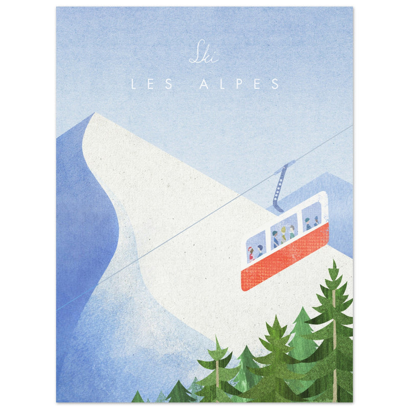 Poster: Les Alpes Travel Poster