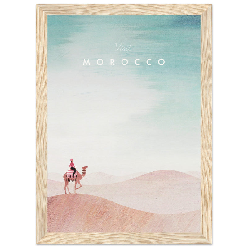 Poster: Morocco Sahara Travel Poster