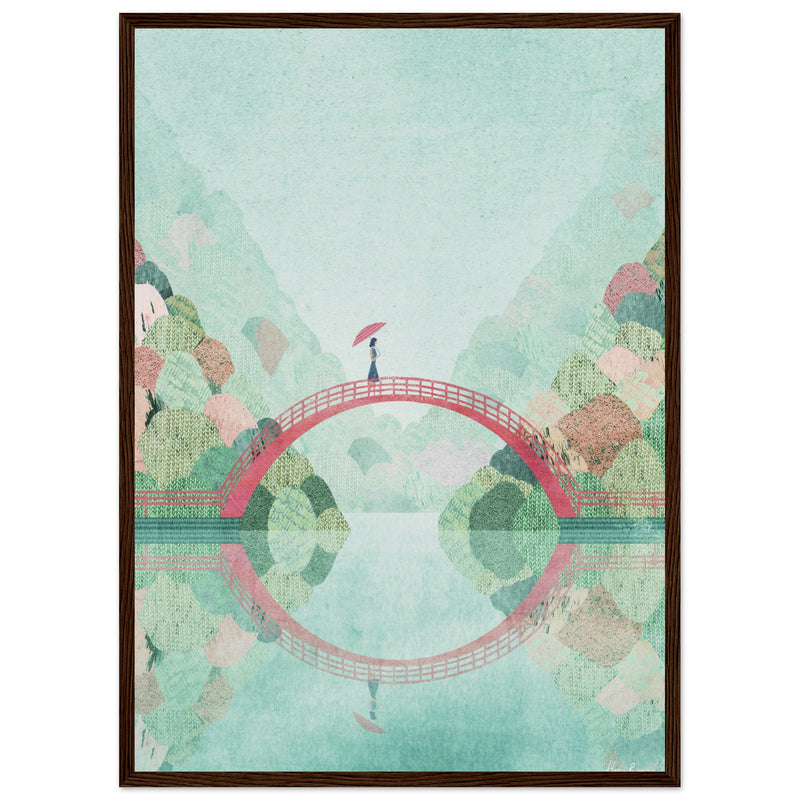 Poster: Girl on a bridge