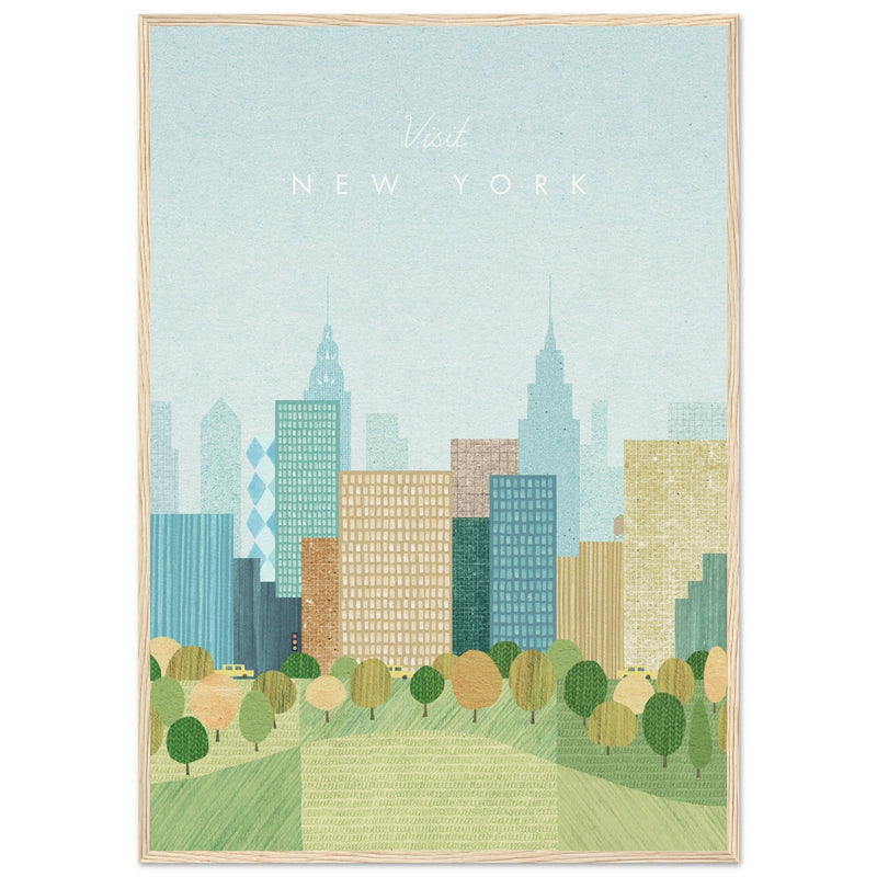 Poster: New York, Autumn Travel Poster