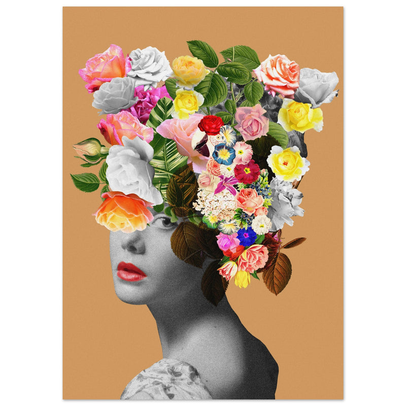 Poster: Floral portrait