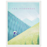 Poster: Les Pyrenees Travel Poster