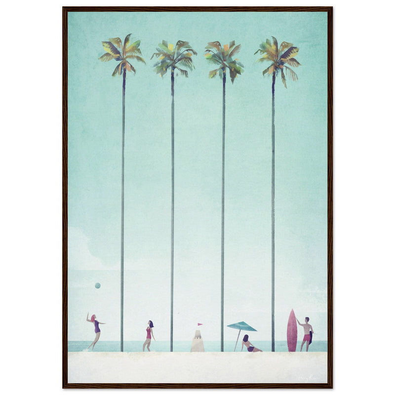 Poster: Palm Tree Beach