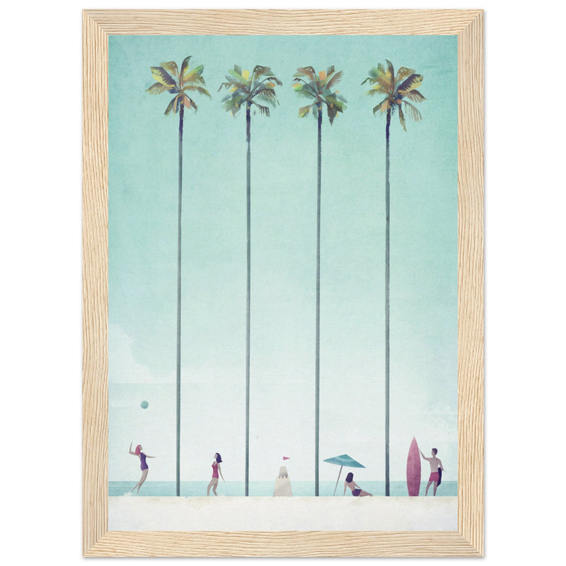 Poster: Palm Tree Beach