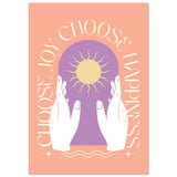 Poster: Choose Joy Choose Happiness