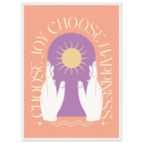 Poster: Choose Joy Choose Happiness