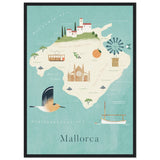 Poster: Map of Mallorca