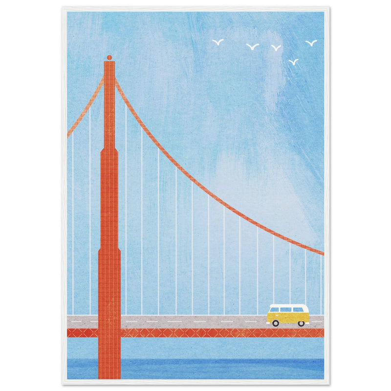 Poster: San Francisco, Golden Gate Bridge