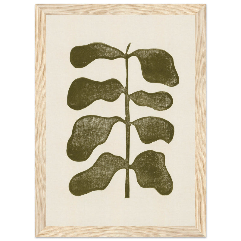 Poster: Linocut Plant