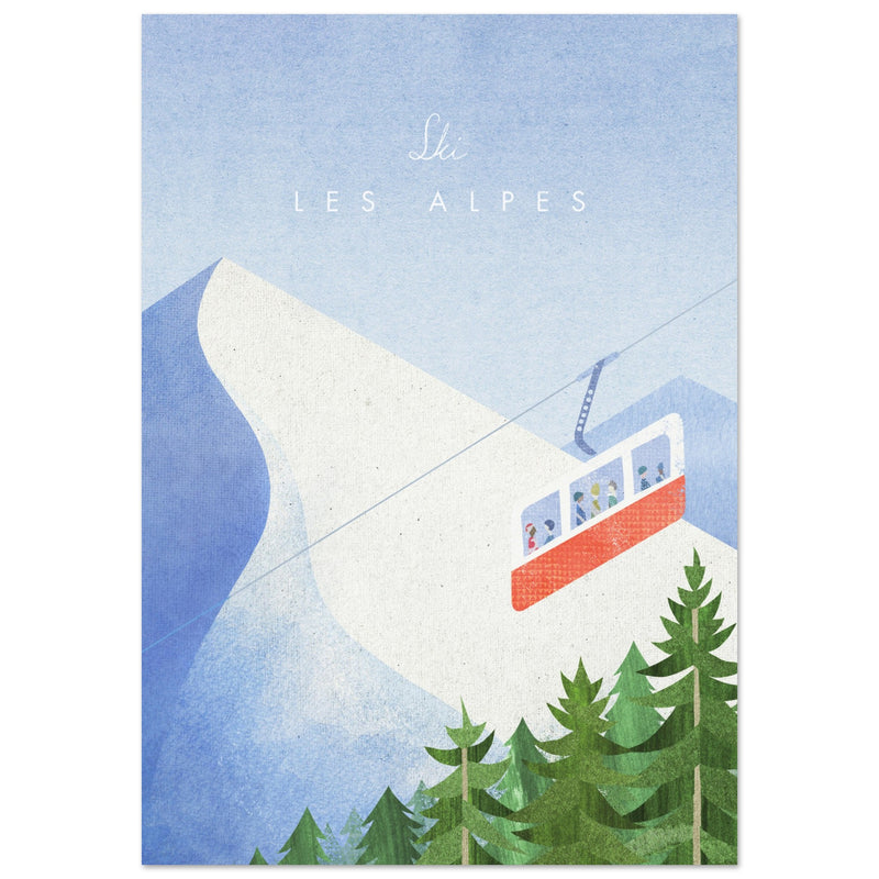 Poster: Les Alpes Travel Poster