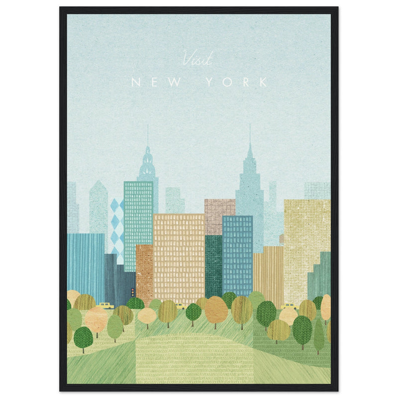 Poster: New York, Autumn Travel Poster