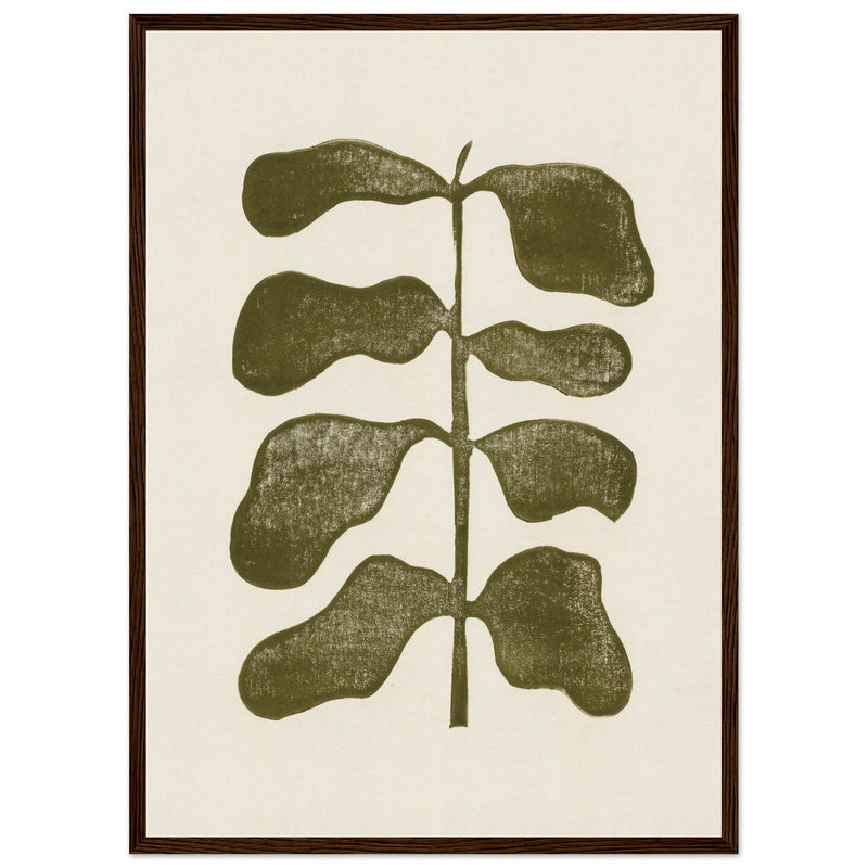 Poster: Linocut Plant