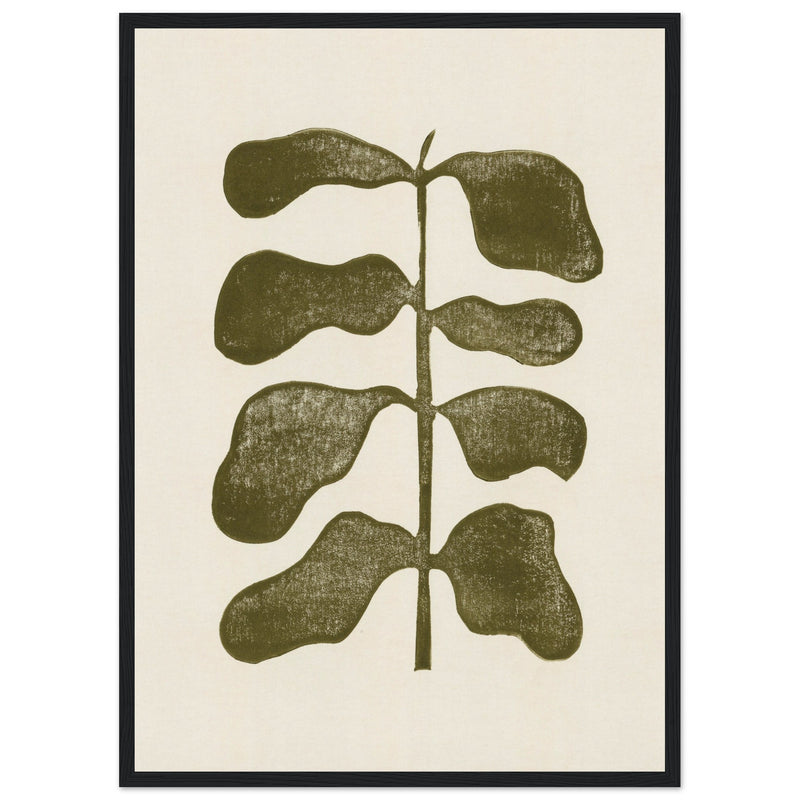 Poster: Linocut Plant