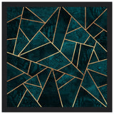 Poster: Deep Teal Stone