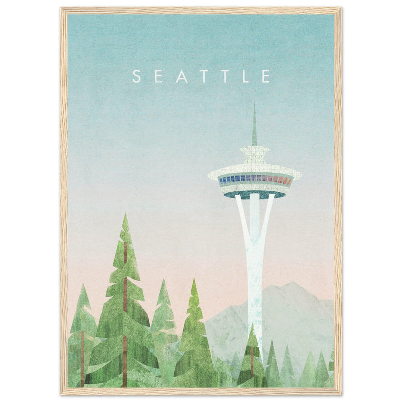 Poster: Seattle Travel Poster