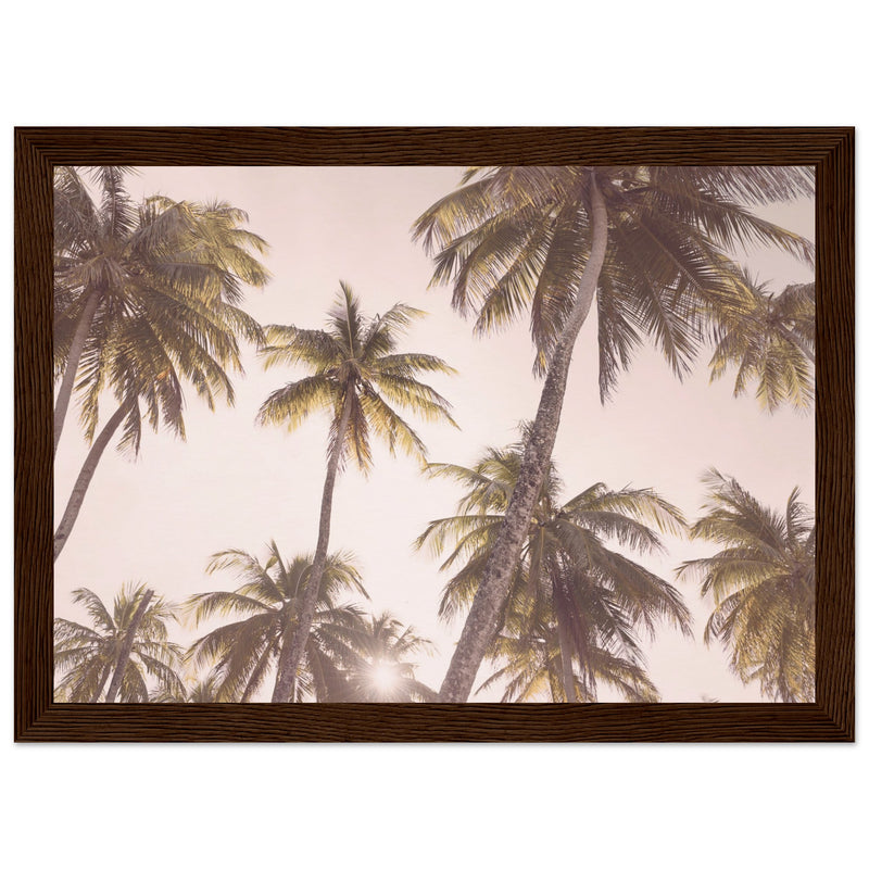 Poster: Blush Palm Trees