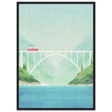 Poster: Surf Van, Bixby Bridge