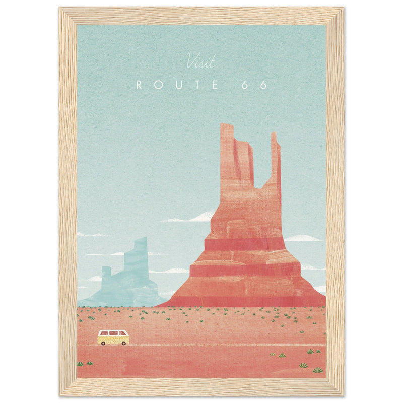 Poster: Route 66 Travel Poster