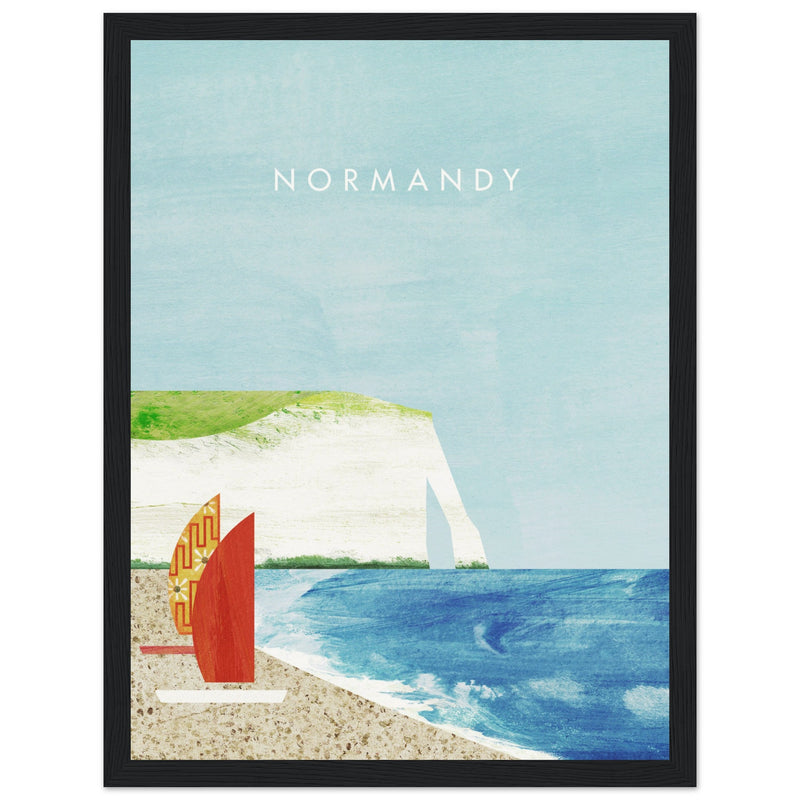 Poster: Normandy Travel Poster