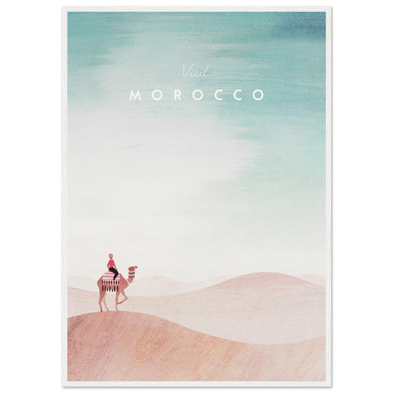 Poster: Morocco Sahara Travel Poster