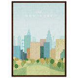 Poster: New York, Autumn Travel Poster