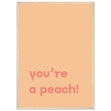 Poster: You're Peach Text Poster