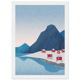 Poster: Red Houses, Lofoten