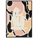 Poster: Abstract Woman Pictufy Studio Peach Poster