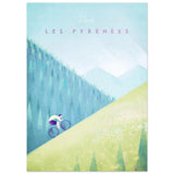 Poster: Les Pyrenees Travel Poster