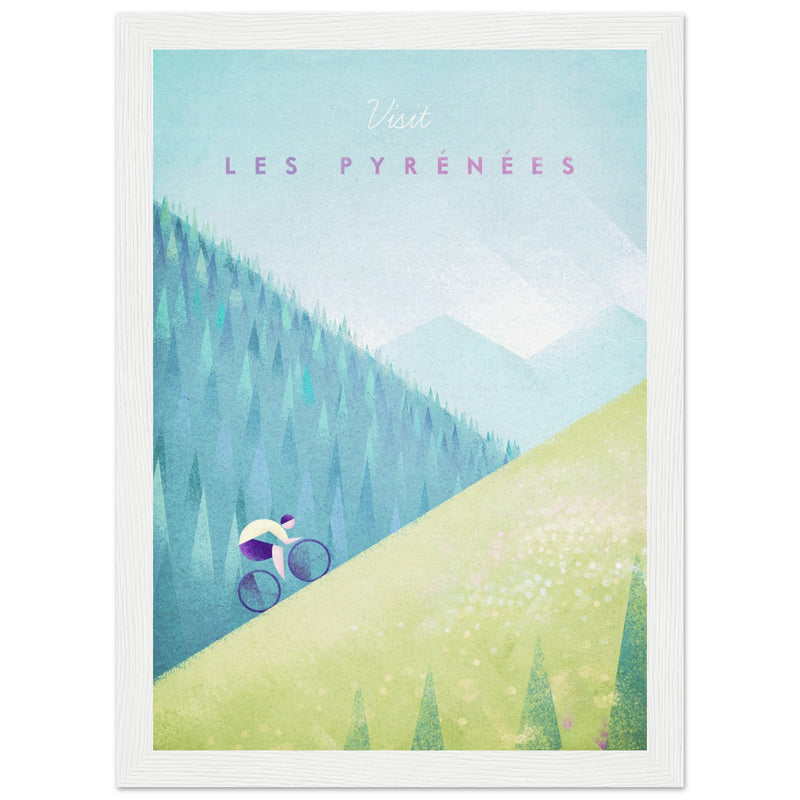 Poster: Les Pyrenees Travel Poster