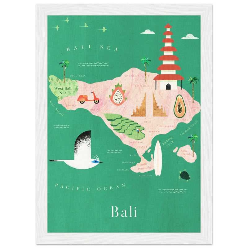 Poster: Map of Bali