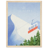 Poster: Les Alpes Travel Poster