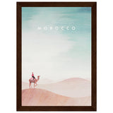 Poster: Morocco Sahara Travel Poster