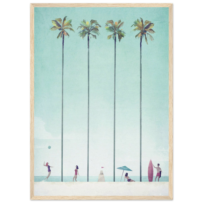 Poster: Palm Tree Beach