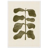 Poster: Linocut Plant