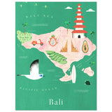 Poster: Map of Bali