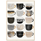 Poster: Pretty Coffee Cups