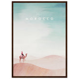 Poster: Morocco Sahara Travel Poster